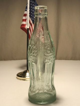 PATD NOV 16 1915 Coca - Cola Hobbleskirt Coke Bottle RALEIGH N C North Carolina 2