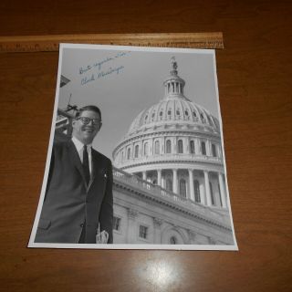 Clark Macgregor U.  S.  Representative Hand Signed 8 X 10 Photo