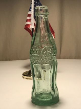 PATD DEC 25 1923 Coca - Cola Hobbleskirt Coke Bottle TARBORO N C North Carolina 3