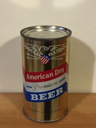 Minty American Dry,  Flat Top Beer Can,  Eastern Brewing Corp.  Hammonton,  Nj
