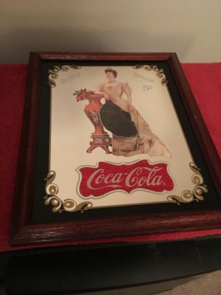 Vintage 12 X 15 " 1994 Coca - Cola Mirror Lillian Nordica Delicious Refreshing 5c