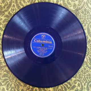 Columbia 2967D LYDA ROBERTI Take A Number From One To Ten 1933 78 rpm EE - /E 2