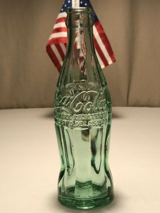 Patd Dec 25 1923 Coca - Cola Hobbleskirt Coke Bottle Lincoln Neb Nebraska