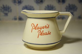 Vintage Players Please Whiskey Water Jug Pub Bar Collectable Players Navy Cut