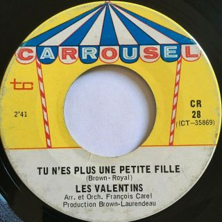Les Valentins - Hush - Rare French Canadian Quebec Psych Garage 45 - Mp3