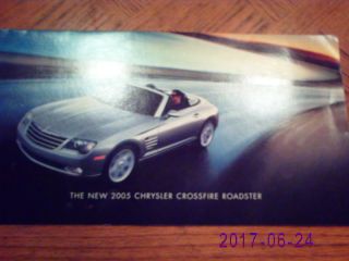 2005 Chrysler Crossfire Roadster Sales Folder