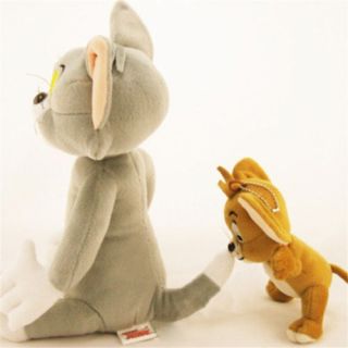 Tom and Jerry Plush Doll Stuffed Animal Cartoon Toy Anime Cat & Mouse Figure 4