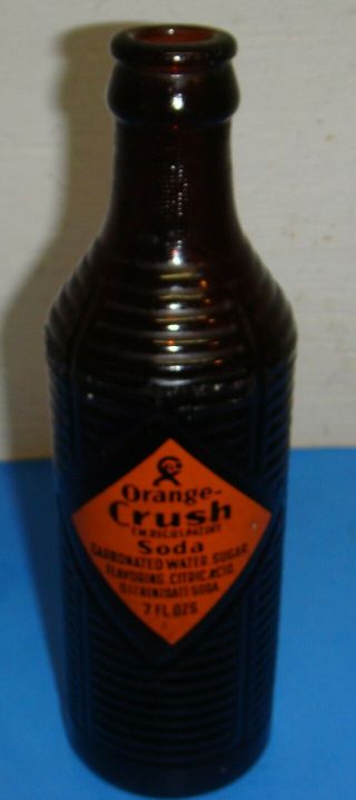Orange Crush Bottle Anaconda Brewing Montana 7 Oz