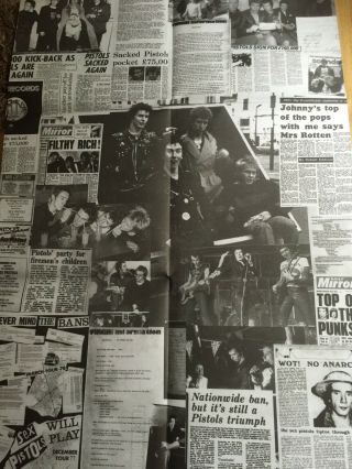 Sex Pistols Live Trondheim 1977 Red Vinyl LP With Foldout Sleeve Unplayed 4