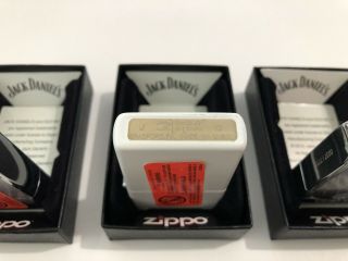 3 Brand Zippo Lighters - Jack Daniels - Scenes from Lynchburg - 1 & 2 8