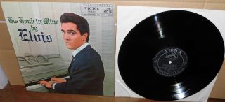 Elvis Presley His Hand In Mine 1961 Japan Victor Lp Ra - 5013 Mono Press