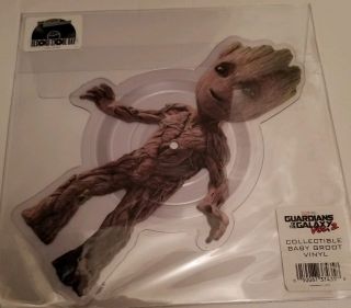 Guardians Of The Galaxy Baby Groot Rsd Black Friday 2016 Shaped Picture Disc 7 "