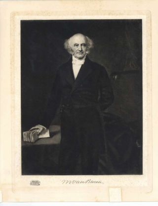 President Martin Van Buren 10x13 Engraving