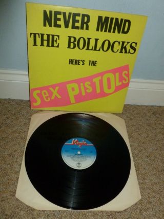 Sex Pistols Never Mind The Bollocks Lp & 7 " A3 / B1 Uk 1977 Pressing