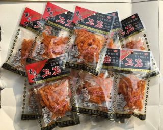 20pcs Chinese Specialty Snack (Wei Long) Latiao Spicy Food Gluten HOT 4