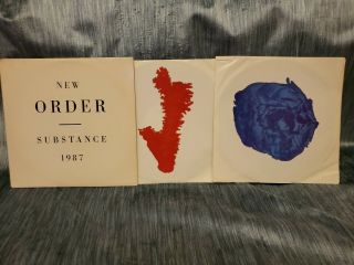 Lp: Order: Substance 1987 Vinyl Record Us Press Synth Rare Set Of 2