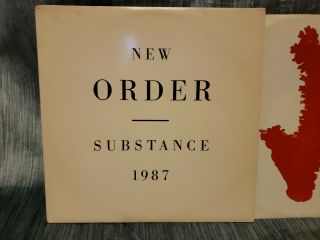 LP: Order: Substance 1987 vinyl record US press synth rare set of 2 2