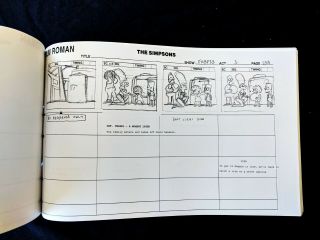 The Simpsons Production TREEHOUSE OF HORROR XV Act 3 Storyboard 70 pgs 6