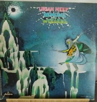 Uriah Heep - Demons And Wizards 1972 Mercury Srm - 1 - 630 Vg,
