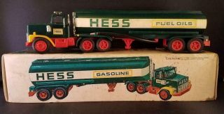 Vintage 1977 Hess Gasoline Fuel Oil Delivery Toy Truck