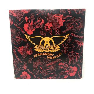 Aerosmith - Permanent Vacation.  Orig 1987 Vinyl Lp Geffen Ghs 24162 Club Edition