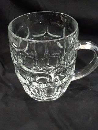 Set of 4 RAVENHEAD Glass Dot Dimple Beer Mu0gs - Made in England 4