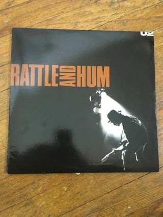 U2 - Rattle And Hum Double Vinyl Lp 1988