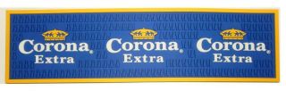 Corona Extra Bar Mat Runner Beer Coaster 23.  5 X 6.  5