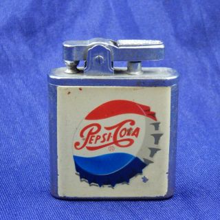 Rare Drink Pepsi Cola Musical Ad Lighter With Music Box