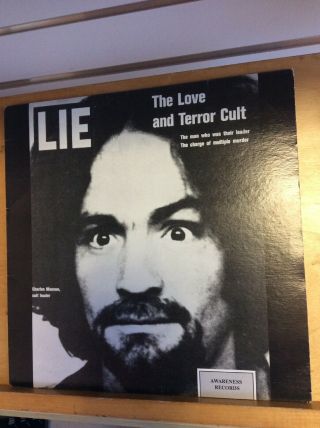 Charles Manson Lie: The Love & Terror Cult Rare 1987 Private Label