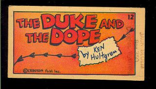 Shmoo Candy Comics 12 (duke & Dope) Rare Not In Guide Mini Giveaway 1950’s Vf,