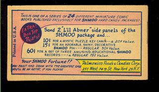 Shmoo Candy Comics 12 (Duke & Dope) Rare Not in Guide Mini Giveaway 1950’s VF, 2