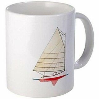 11oz Mug - Cape Cod Catboat - Printed Ceramic Coffee Tea Cup Gift