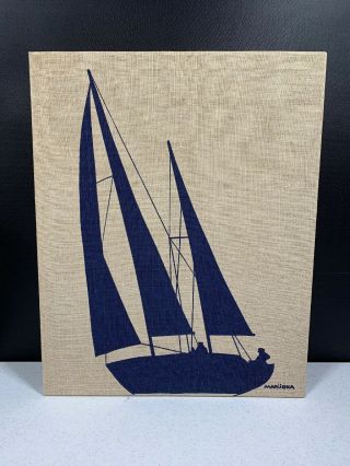 Marushka Sailboat Canvas Print Sailing Stretched Art 1978 - 9