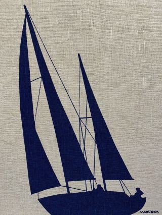Marushka Sailboat Canvas Print Sailing Stretched Art 1978 - 9 2