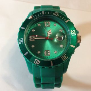 M Resort And Spa Las Vegas Green Gel Band Watch With Battery