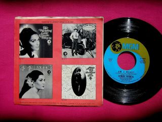 CONNIE FRANCIS - Gone Like the Wind - 45 rpm with Picture Sleeve - MGM 14058 2