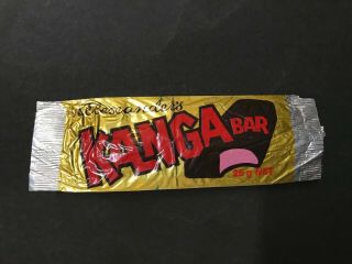 Confectionary Rare Vintage Kanga Bar Wrapper Made By Alexanders