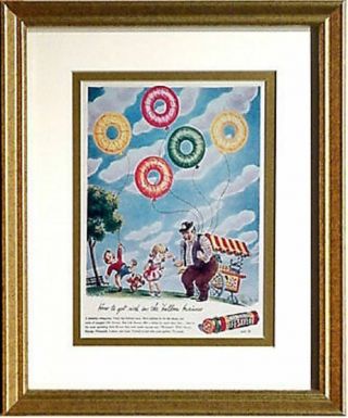 Life Savers Balloons Candy Advertising Print Lifesavers Vintage Image Art Decor