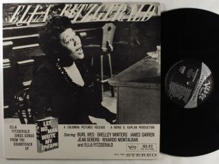 Ella Fitzgerald Sings Songs From Let No Man Write My Epitaph Verve Lp Nm 200g