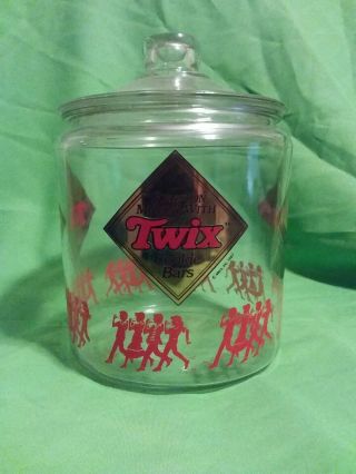Vintage 1987 Twix Cookie Jar 10.  5 " X 6.  5 "