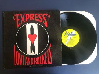 Love And Rockets Express Lp Vinyl Vg,  /vg,