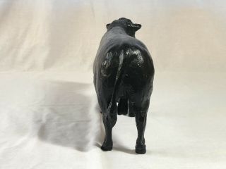 vintage Breyer model 365 Black Angus Bull,  traditional scale, 4