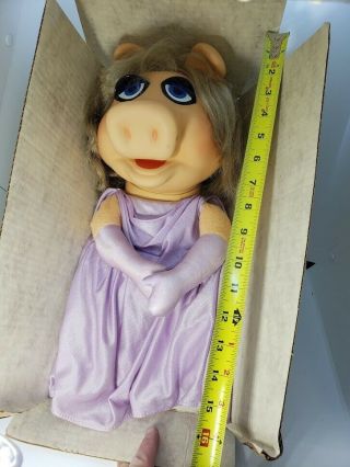 Vintage Fisher Price Jim Henson MISS PIGGY Muppet Doll Muppets 4