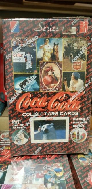 1993 Collect - A - Card Coca Cola Series 1 Collector Pack Trading Card Box