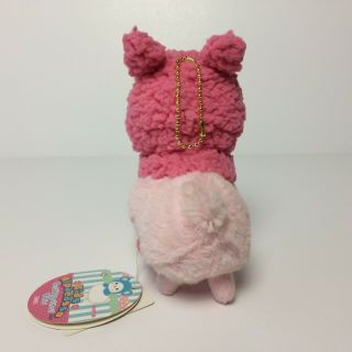 AMUSE Fluffy Hooded Kids Alpacasso Pink Bunny Girl (12cm) Arpakasso Plush Japan 5