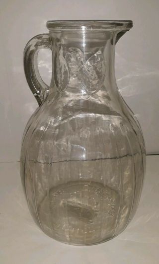 Vintage White House Vinegar Jar Jug With Spout - For A Generation The Standard