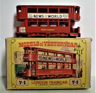 Matchbox Models Of Yesteryear - London Tramcar Y - 3