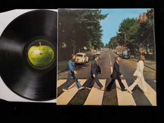 The Beatles Abbey Road Lp Uk 1st Misaligned 