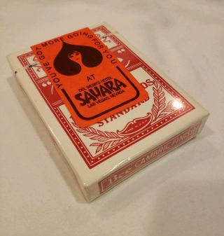 Vintage Sahara Hotel Casino Complete Deck Playing Cards Las Vegas